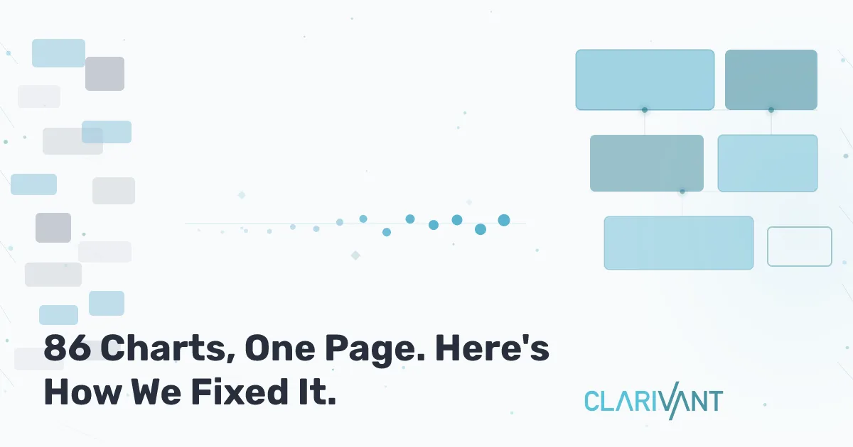 86 Charts to 22 Pages: Keep/Merge/Kill Framework